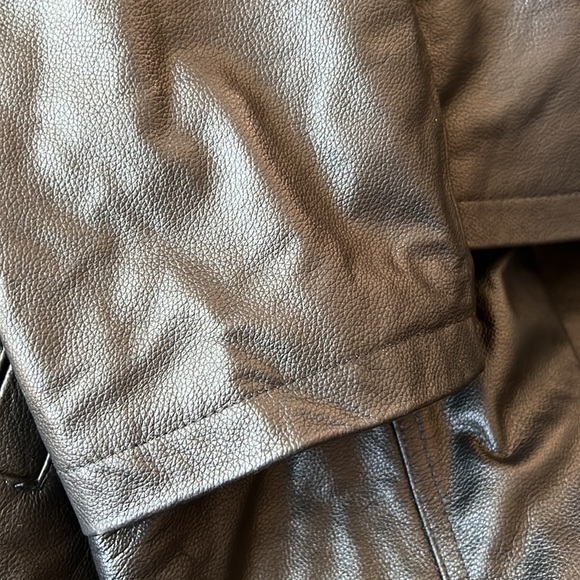 NWT Mens Size Medium Vintage Leather Jacket - Picture 9 of 10